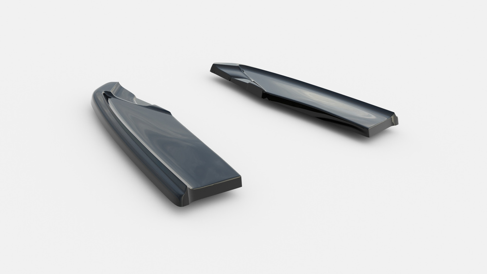 Heck Diffusor Seite BMW X3 M-Pack F25 Facelift