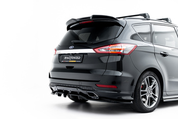 Hinten Splitter (mit einem vertikalem balken) Ford S-Max ST-Line Mk2 Facelift