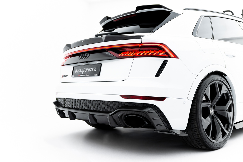 Prepreg Carbon Fiber Heck Diffusor Seite Audi RSQ8 Mk1