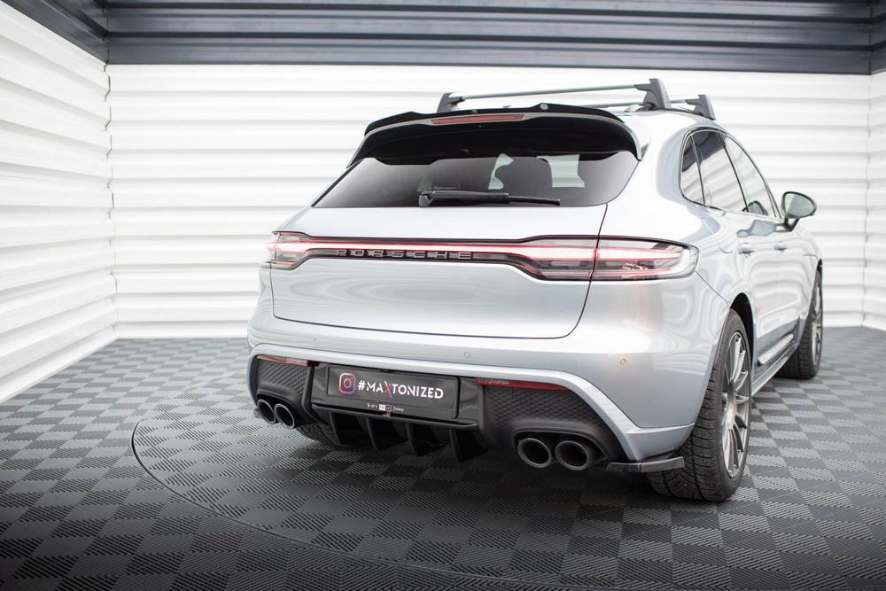 Heck Diffusor Seite Porsche Macan Mk1 Facelift 2