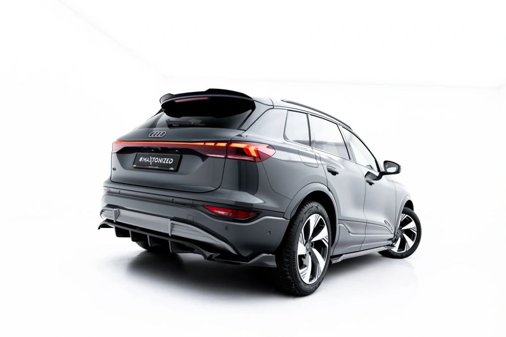 Hinten Splitter (mit einem vertikalem balken) Audi Q6 e-tron S-Line / SQ6 e-tron SUV / Sportback Mk1