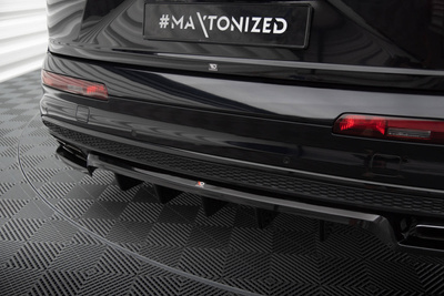 Hinten Splitter (mit einem vertikalem balken) Audi SQ7 Mk2