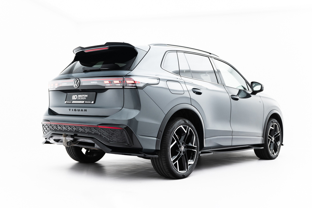 Hinten Splitter (mit einem vertikalem balken) Volkswagen Tiguan R-Line Mk3