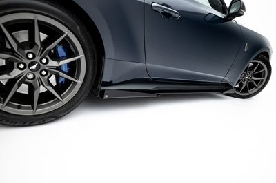 Street Pro Seitenschweller Diffusor + Flaps Ford Mustang Dark Horse Mk7
