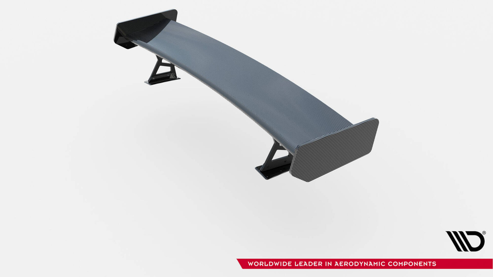 Carbon Spoiler With External Brackets Uprights  BMW 3 Coupe E46