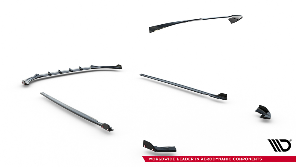 Diffusor Satz V.3 Volkswagen Golf R Hatchback Mk8 Facelift