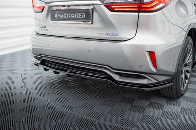 Hinten Splitter Lexus RX Mk4 H (mit einem vertikalen Balken)