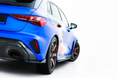 Prepreg Carbon Fiber Heck Diffusor Seite Audi RS3 Sportback 8Y Facelift