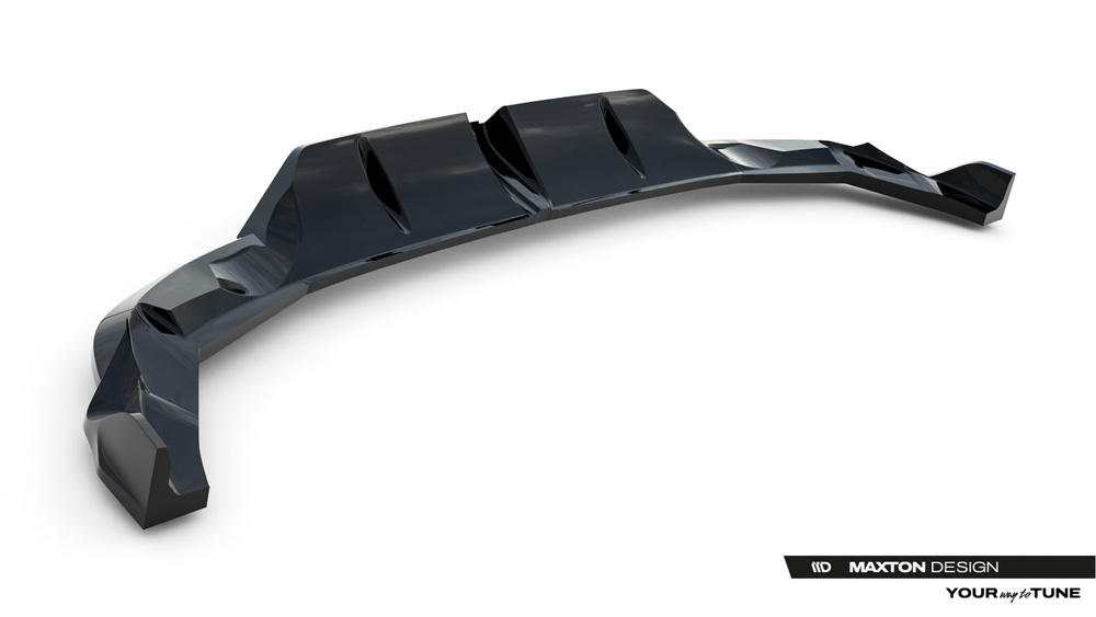 Hinten Splitter (mit einem vertikalem balken) V.3 Audi RS3 Sportback 8Y Facelift