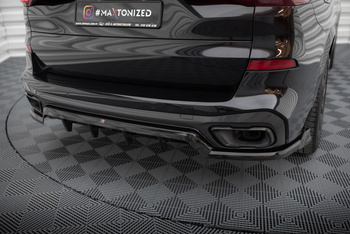Hinten Splitter (mit einem vertikalem balken) BMW X5 M-Pack G05