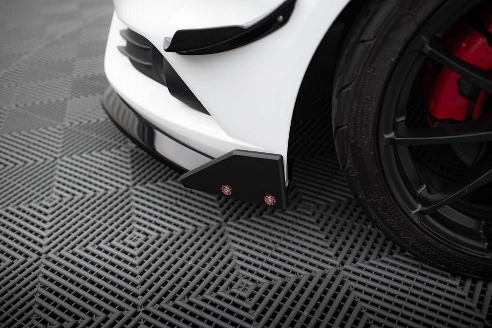 Front Diffusor V.6 + Flaps Ford Fiesta ST Mk7 Facelift