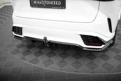 Hinten Splitter (mit einem vertikalem balken) Lexus RX F-Sport Mk5