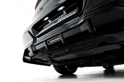 Hinten Splitter (mit einem vertikalem balken) V.2 BMW 7 M-Pack G70