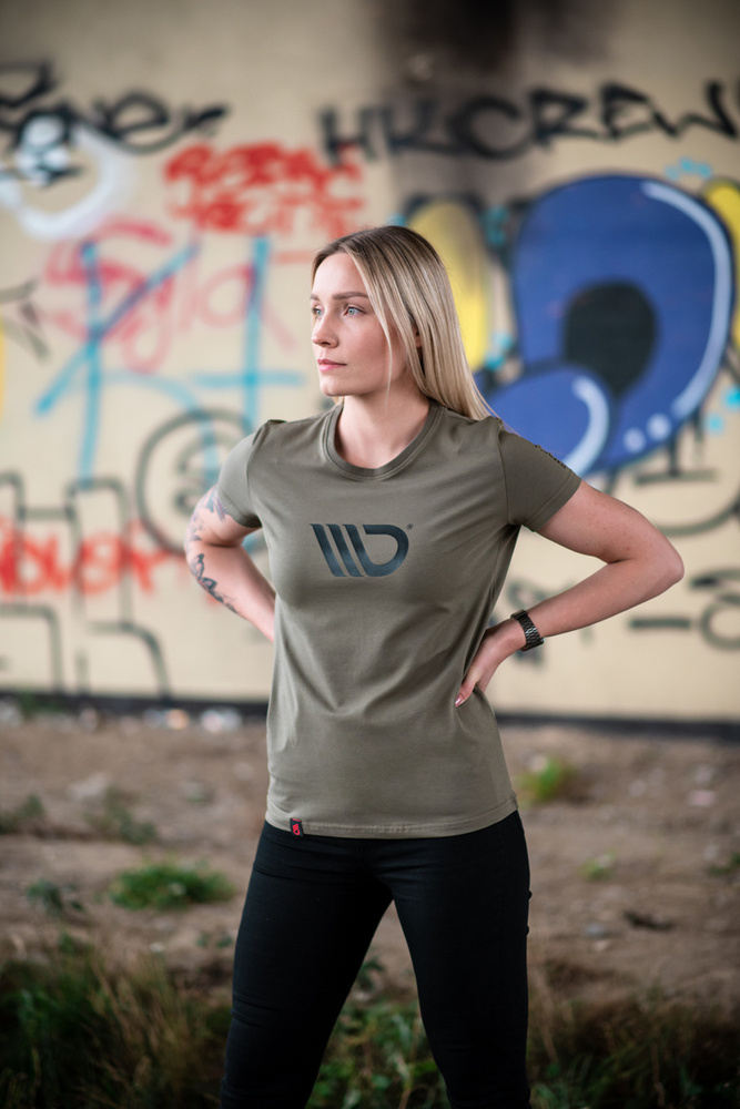 Womens Khaki T-shirt