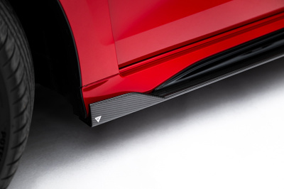 Set of Prepreg Carbon Fiber Side Skirts Audi RS3 Sedan 8Y Facelift