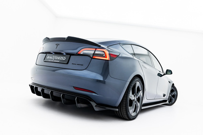 Heck Diffusor Seite V.2 Tesla Model 3