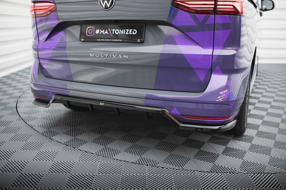 Hinten Splitter (mit einem vertikalem balken) Volkswagen Multivan T7