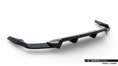 Hinten Splitter (mit einem vertikalem balken) Audi SQ7 Mk2 Facelift 2