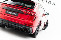 Hinten Splitter (mit einem vertikalem balken) Audi RSQ8 Mk1 Facelift