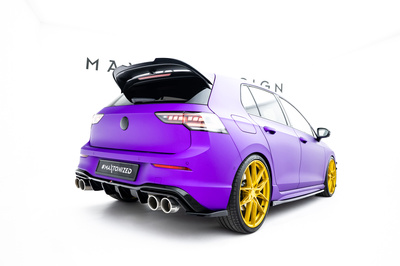 Diffusor Satz V.6 Volkswagen Golf R Hatchback Mk8 Facelift