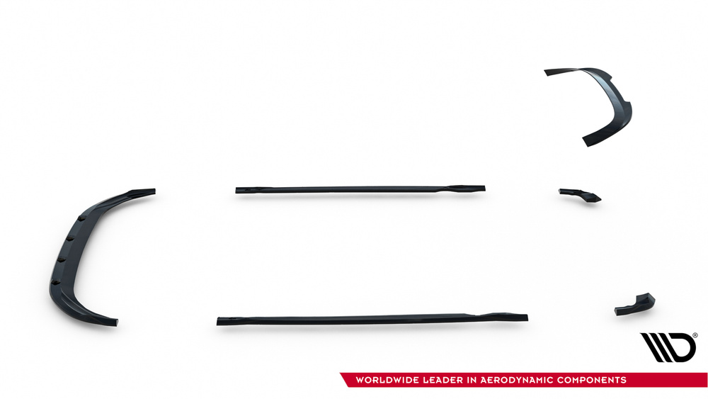 Diffusor Satz V.2 Volkswagen Golf R Hatchback Mk8 Facelift