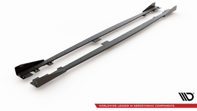 Street Pro Seitenschweller Diffusor V.2 + Flaps BMW 1 F20 M135i / M140i / M-Pack