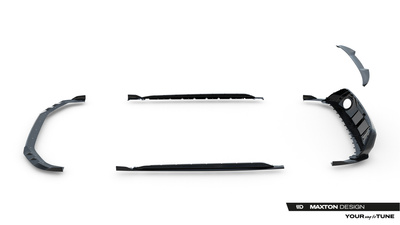 Set of Prepreg Carbon Splitters Audi RS3 Sedan 8Y Facelift