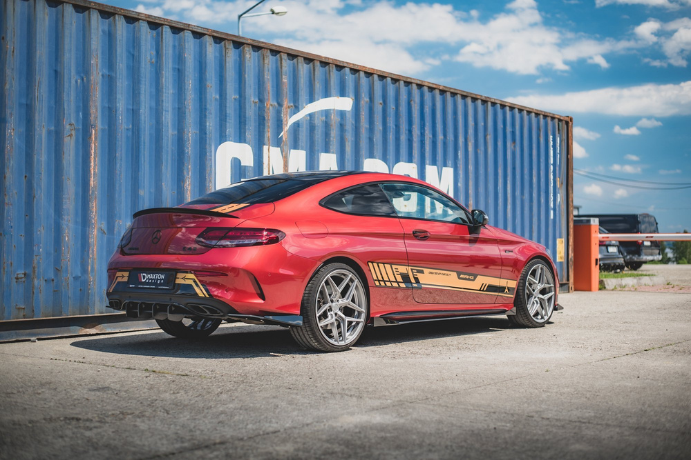 Street Pro Heck Diffusor Seite + Flaps Mercedes-AMG C43 Coupe C205