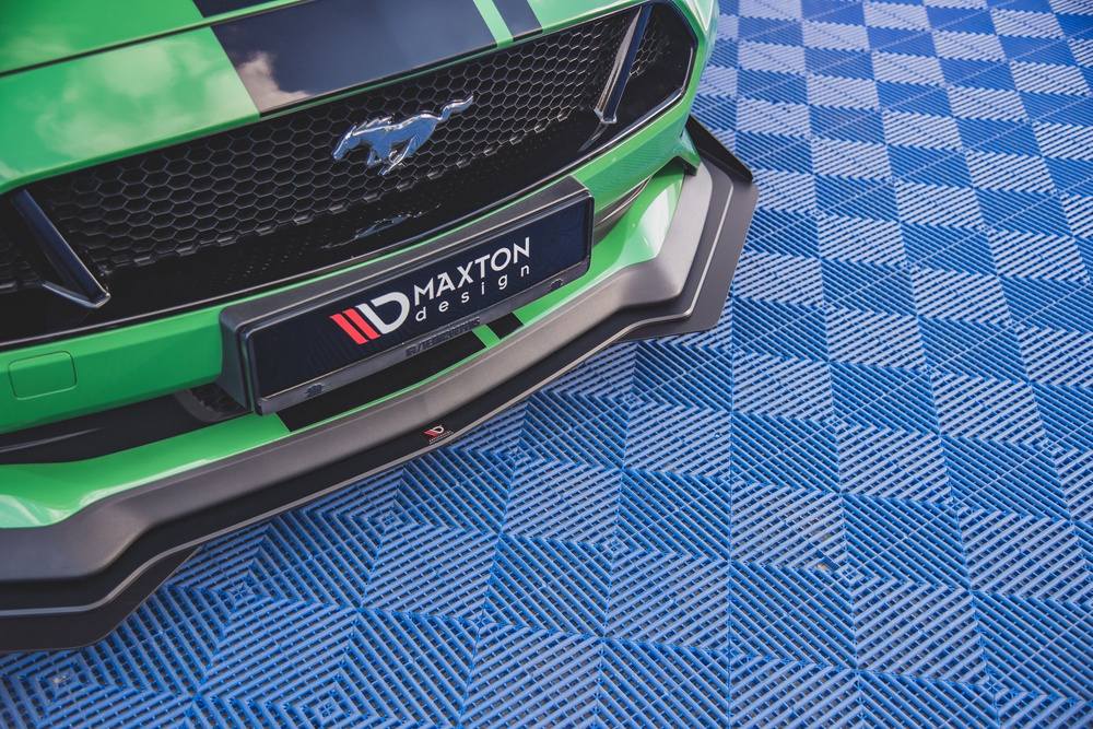 Street Pro Splitter V.1  + Flaps Ford Mustang GT Mk6 Facelift