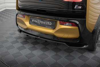 Hinten Splitter (mit einem vertikalem balken) BMW i3 S Mk1 Facelift