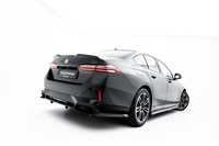 Hinten Splitter (mit einem vertikalem balken) V.1 BMW 5 / i5 M-Pack Sedan / Touring G60 / G61